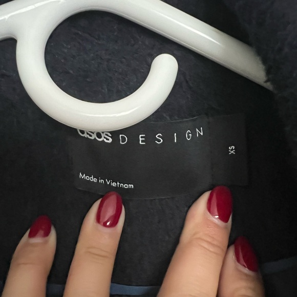 ASOS Design Oversized Wool Mix Coat - Picture 7 of 12